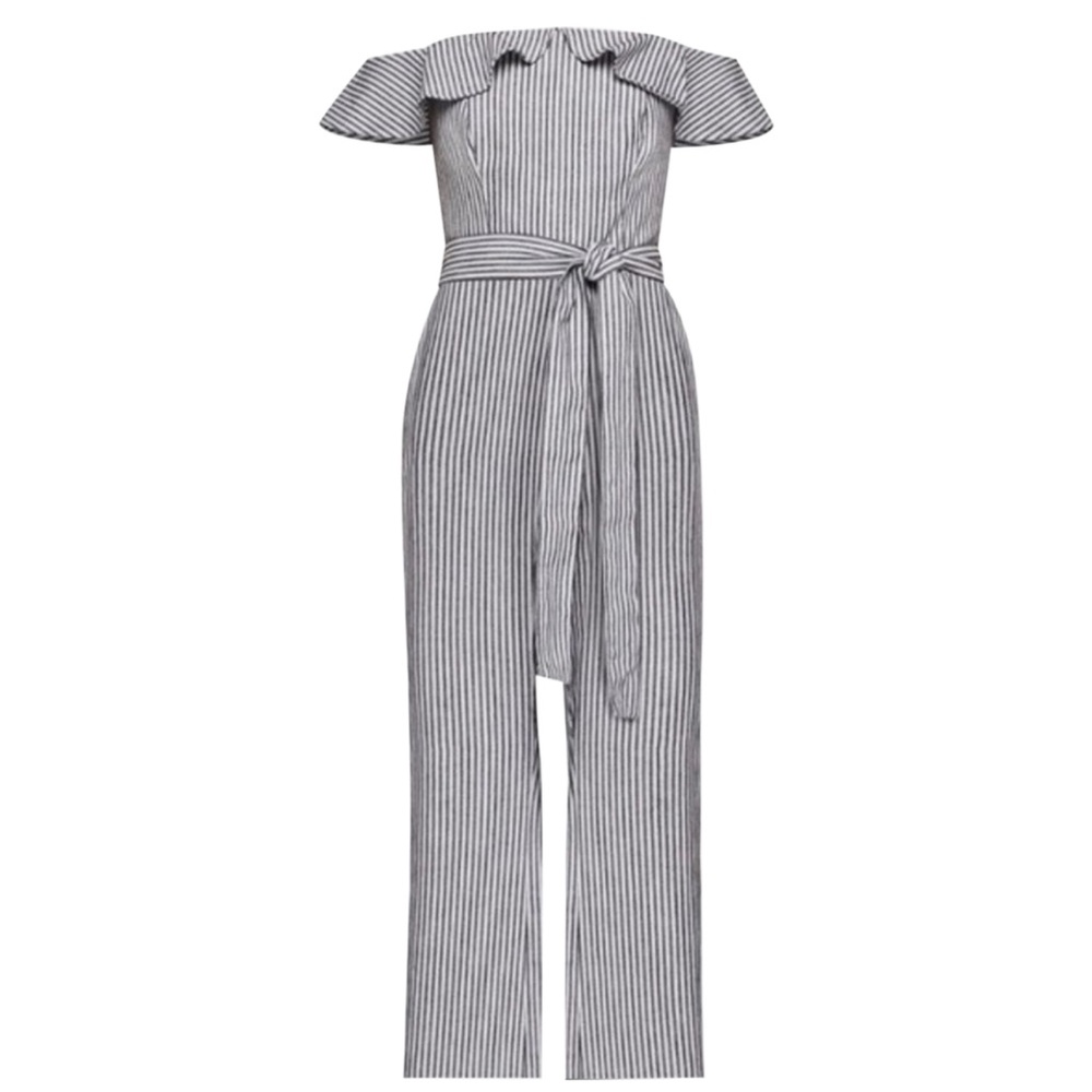 BCBGeneration Jumpsuit In Grey Size 4